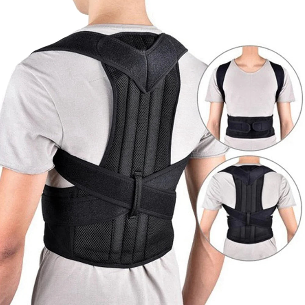 Adjustable Posture Corrector for Back Pain Relief & Support