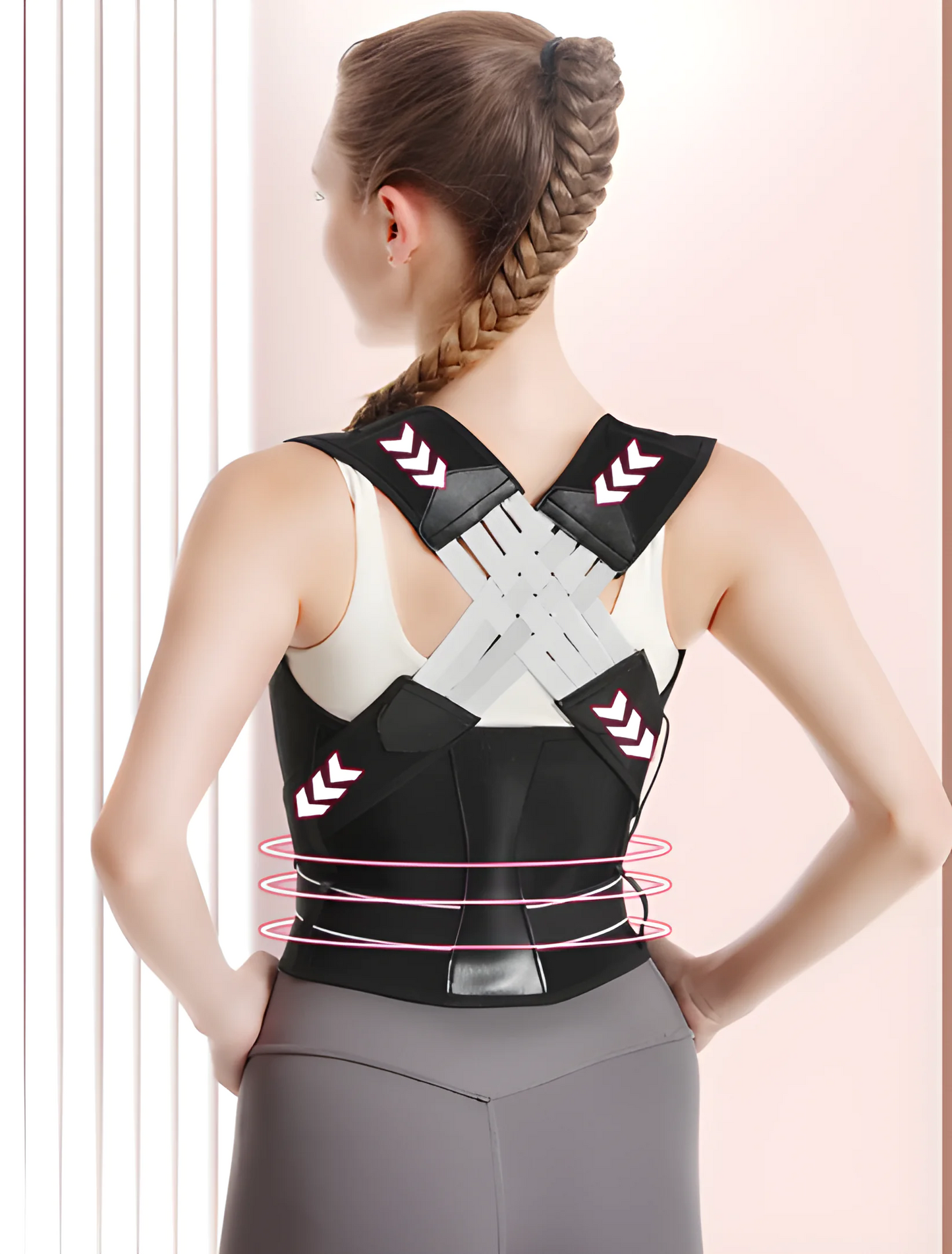 Adjustable Posture Corrector for Back Pain Relief & Support